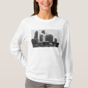 Los Angeles, CA Uitzicht van het Algemeen Ziekenhu T-shirt