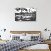 Los Angeles, CA Uitzicht van Hollenbeck Park Canvas Afdruk (Insitu (Slaapkamer))