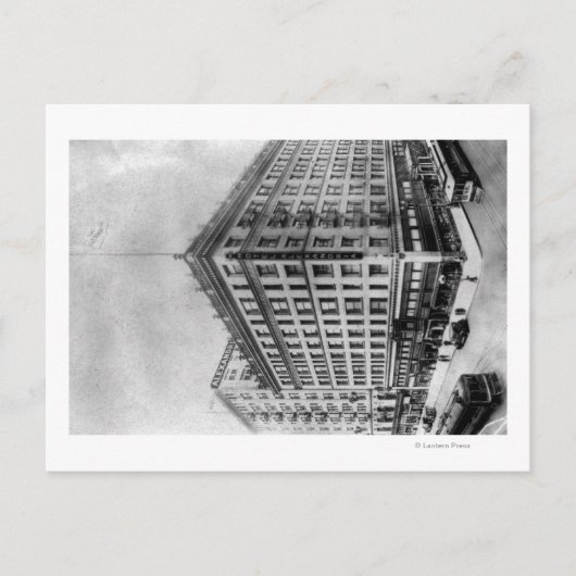 Los Angeles, CA-Uitzicht van Hotel Alexander Briefkaart (Voorkant)