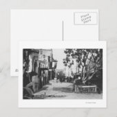 Los Angeles, CA Uitzicht van Olvera Street Briefkaart (Voorkant / Achterkant)