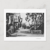 Los Angeles, CA Uitzicht van Olvera Street Briefkaart (Voorkant)