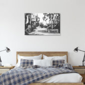 Los Angeles, CA Uitzicht van Olvera Street Canvas Afdruk (Insitu (Slaapkamer))