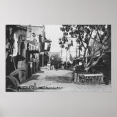 Los Angeles, CA Uitzicht van Olvera Street Poster (Voorkant)