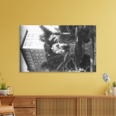 Los Angeles, CA-Uitzicht van Perishing Square Canvas Afdruk (Insitu (Woonkamer))