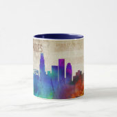 Los Angeles, CA | Waterverf City Skyline Mok (Midden)