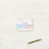 Los Angeles, CA | Waterverf City Skyline Post-it® Notes (Op bureau)