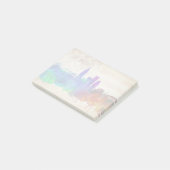Los Angeles, CA | Waterverf City Skyline Post-it® Notes (Schuin)