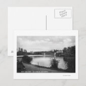 Los Angeles, CA West Lake Park City Uitzicht Briefkaart (Voorkant / Achterkant)