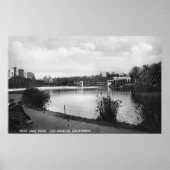 Los Angeles, CA West Lake Park City Uitzicht Poster (Voorkant)