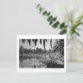 Los Angeles, CA West Lake Park in Winter Briefkaart (Staand voorkant)