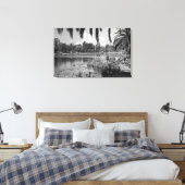 Los Angeles, CA West Lake Park in Winter Canvas Afdruk (Insitu (Slaapkamer))