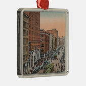 Los Angeles, CABroadway van 4th Street Uitzicht Metalen Ornament (Rechts)