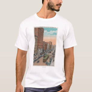 Los Angeles, CABroadway van 4th Street Uitzicht T-shirt