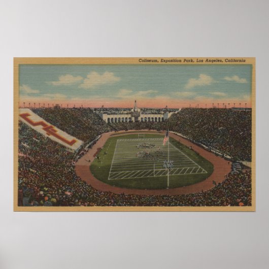 Los Angeles, CAColiseum in Exposition Park Poster (Voorkant)