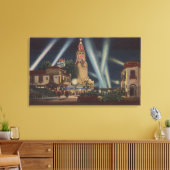 Los Angeles, CAFox Carthay Circle Theater Uitzicht Canvas Afdruk (Insitu (Woonkamer))