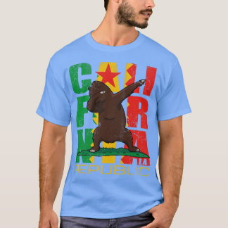 Los Angeles Californa Beer  Retro Flag T-shirt