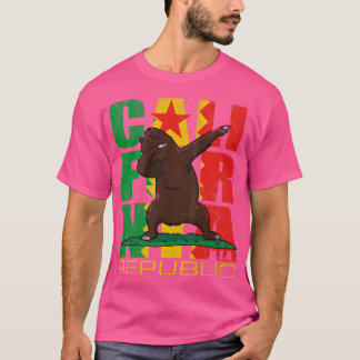 Los Angeles Californa Beer  Retro Flag T-shirt
