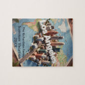 Los Angeles California 3D Skyline Map Vacation Legpuzzel (Horizontaal)