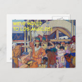 Los Angeles California Adreswijziging Aankondigingskaart (Voorkant / Achterkant)