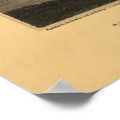 Los Angeles California Antiek Panorama Poster (Hoek)