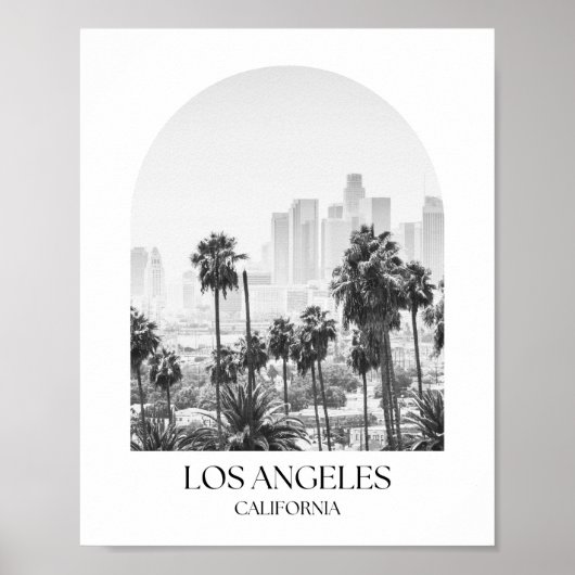Los Angeles California Arch fotoprint Poster (Voorkant)
