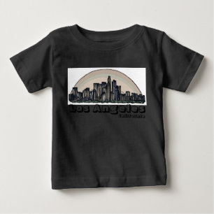 Los Angeles California artsy skyline baby
