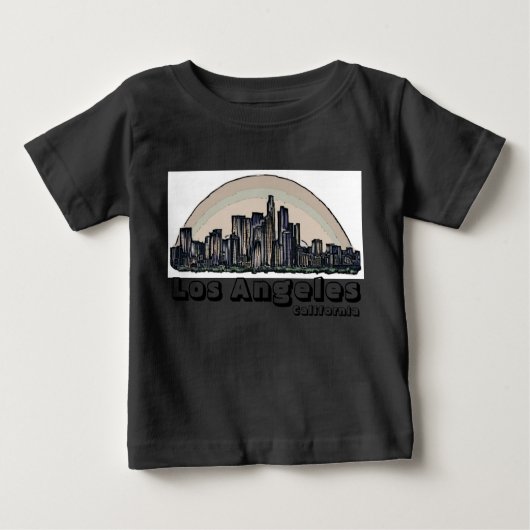 Los Angeles California artsy skyline baby (Voorkant)