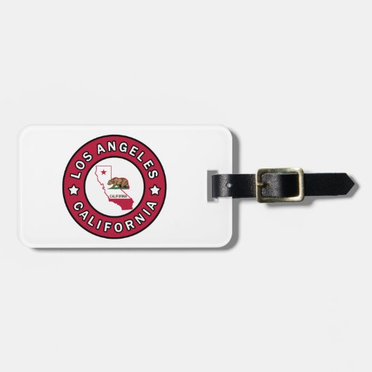 Los Angeles California Bagagelabel (Voorkant horizontaal)