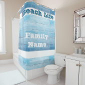 Los Angeles California Beach Home Decor Douchegordijn (In situ)
