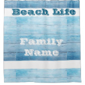 Los Angeles California Beach Home Decor Douchegordijn (Voorkant)