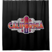 Los Angeles California Beach Home Decor Douchegordijn (Voorkant)