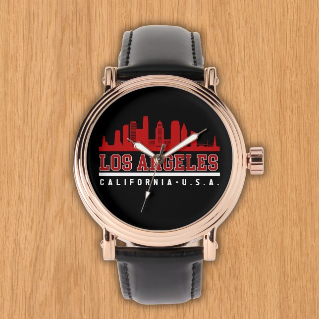 Los Angeles California Beautiful Skyline Horloge (Creator heeft geüpload)