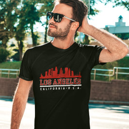 Los Angeles California Beautiful Skyline T-shirt