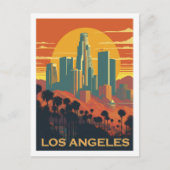 Los Angeles California Beroemde Vintage Reisplaats Briefkaart (Voorkant)