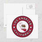 Los Angeles California Briefkaart (Voorkant / Achterkant)