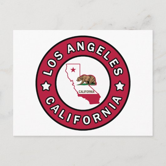 Los Angeles California Briefkaart (Voorkant)