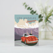 Los Angeles California Briefkaart (Staand voorkant)