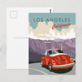 Los Angeles California Briefkaart (Voorkant / Achterkant)