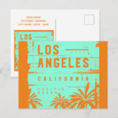 Los Angeles California Briefkaart (Voorkant / Achterkant)
