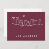Los Angeles California Briefkaart (Voorkant / Achterkant)