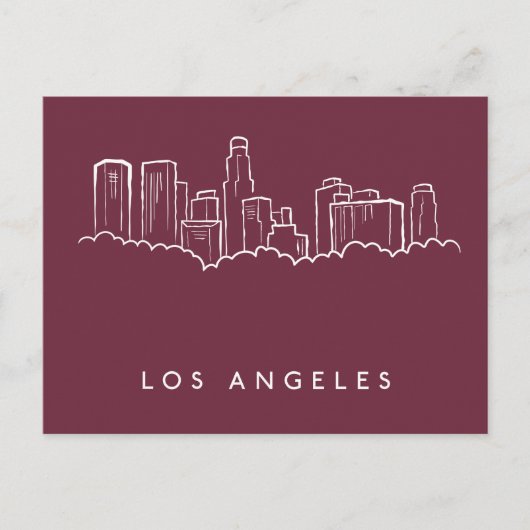 Los Angeles California Briefkaart (Voorkant)