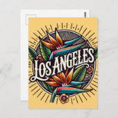 Los Angeles California Briefkaart (Voorkant / Achterkant)