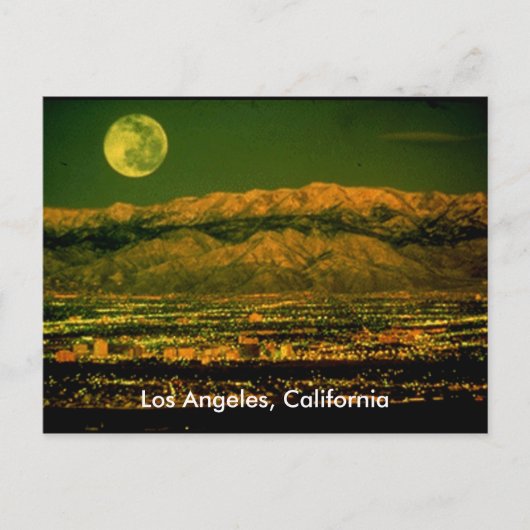 Los Angeles California Briefkaart (Voorkant)