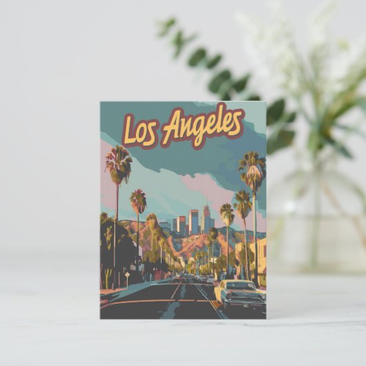 Los Angeles California Briefkaart (Staand voorkant)