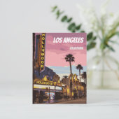 Los Angeles California Briefkaart (Staand voorkant)