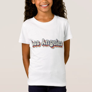 Los Angeles California Chrome City Klassieke Kunst T-shirt