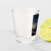 Los Angeles California City Skyline 's nachts Shot Glas (Links)