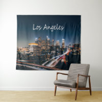 Los Angeles California City Skyline 's nachts
