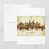 Los Angeles California Cityscape Feestdagenkaart (Voorkant / Achterkant)