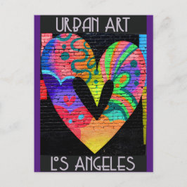 Los Angeles California Cool Urban Street Art Briefkaart